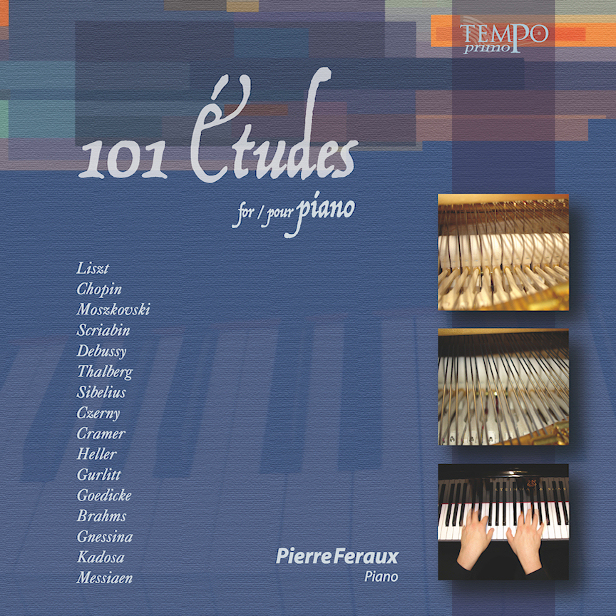 Pochette de l'album 101 Études — Pierre Feraux